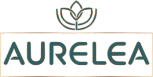 create a simple minimalist logo for a hand wash product called Aurelea rounded edge font